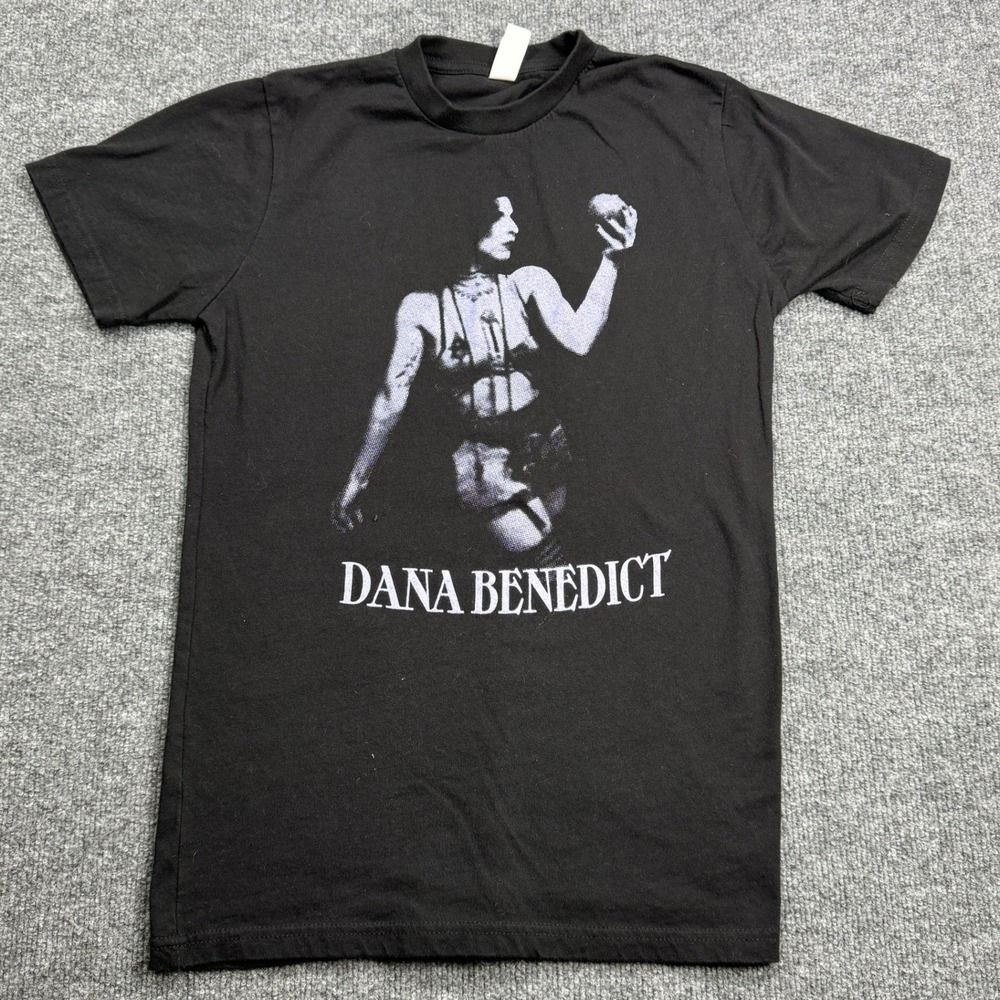 Dana Benedict Graphic Tee Womens S Black‎ Gothic Art Lane Seven T-Shirt